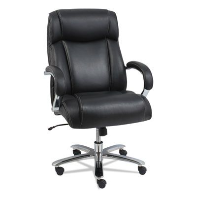 Alera 24/7 Multi-Shift 500 lb Big & Tall CoolSit Leather Executive Chair with Coil Springs