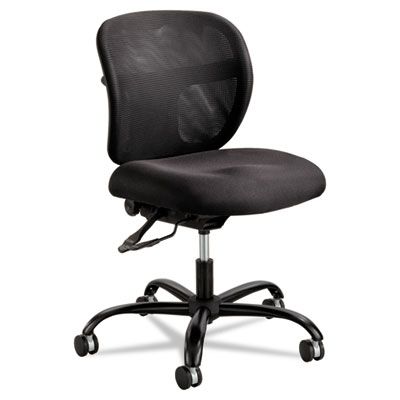 Safco Black Mesh & Fabric Big & Tall Office Chair