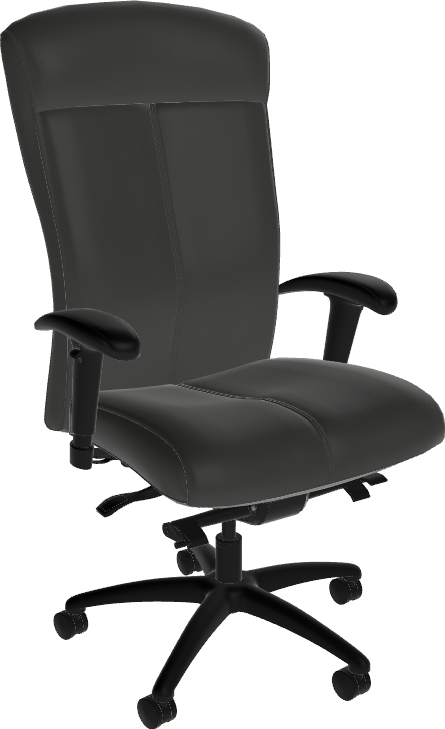 Sitmatic Posh™ 24/7 Ergonomic 450 LB Executive Chair with Rocking, Adjustable Arms & Seat Slider