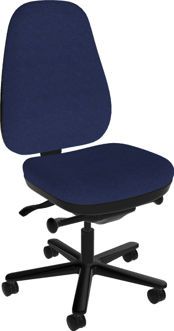 Sitmatic Super Alpha™ 450 LB 24/7 ESD Desk Chair with Adjustable Air Lumbar and Seat Depth Adjustment