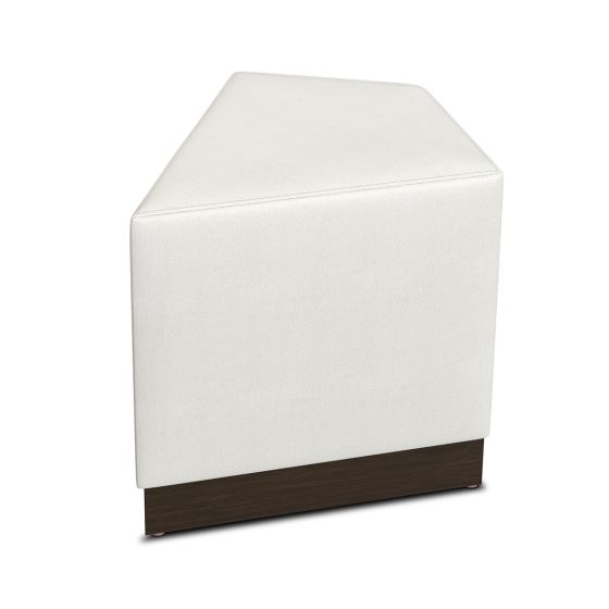 Kwalu Carisio 350 LB Commercial Reception Area Ottoman with Plinth Base