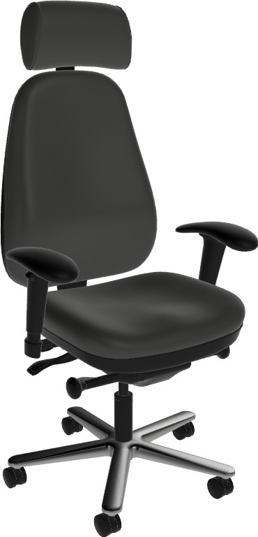 Sitmatic Alpha™ 450 LB 24/7 Synchro Operator Chair with Seat Depth Adjustment and Headrest