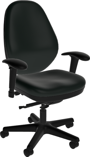 Sitmatic GoodFit® 450 LB 24/7 Adjustable High Back Desk Chair with Adjustable Arms & Seat Slider