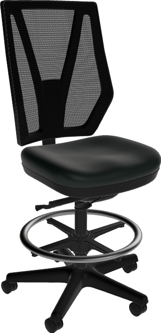 Sitmatic GoodFit Mesh Back Tall Height Drafting Stool
