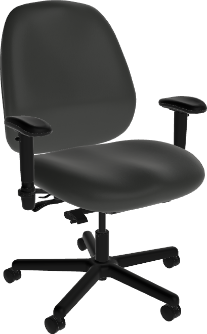 Sitmatic BigBoss™ 550 LB Ergonomic 24/7 Desk Chair with Rocking, Extra Wide Seat & Seat Slider