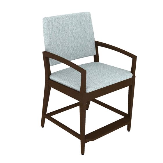 Indiana Furniture Gleem+ 400 LB Hip/Easy Access Chair With Clean Out