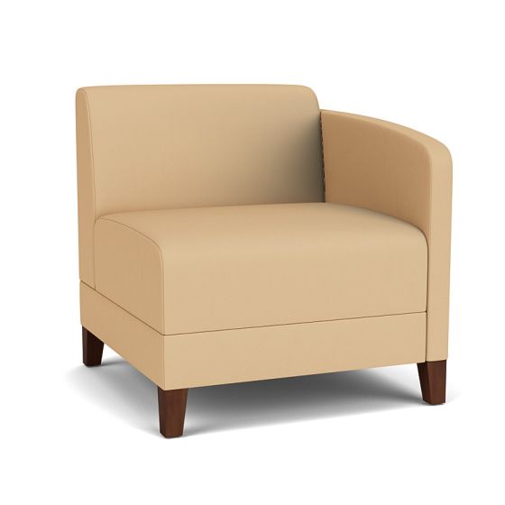 Lesro Fremont® 500 LB Upholstered Left Arm Guest Chair