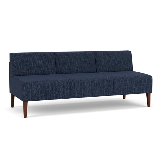 Lesro Luxe® Heavy Duty Armless Reception Sofa