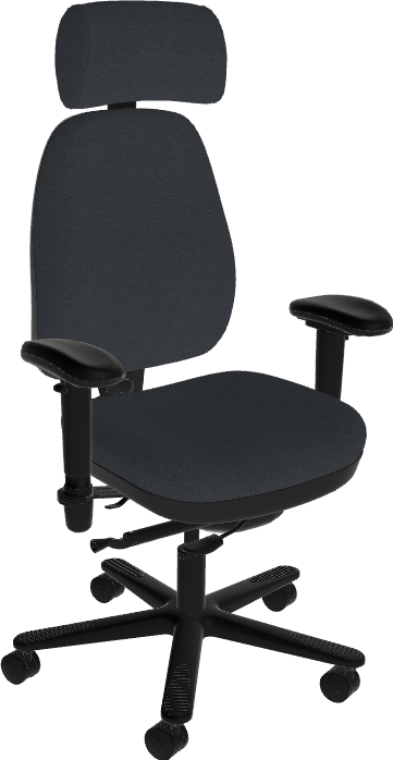 Sitmatic Beta² Medium Back Office Chair with Headrest and Adjustable Arms & Seat Slider
