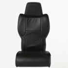Concept Seating 3142 Leather Coverset With Foam & Headrest, Black