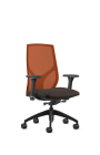 9to5 Seating Vault Mesh Mid-Back 300 LB Office Chair, Adjustable Back, Seat Slider, Enhanced Knee Tilt Control, 10-Way Adjustable Arm