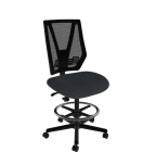 Sitmatic GoodFit Mesh Back Large Seat Tall Height Drafting Stool