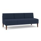 Lesro Luxe® Heavy Duty Armless Reception Sofa
